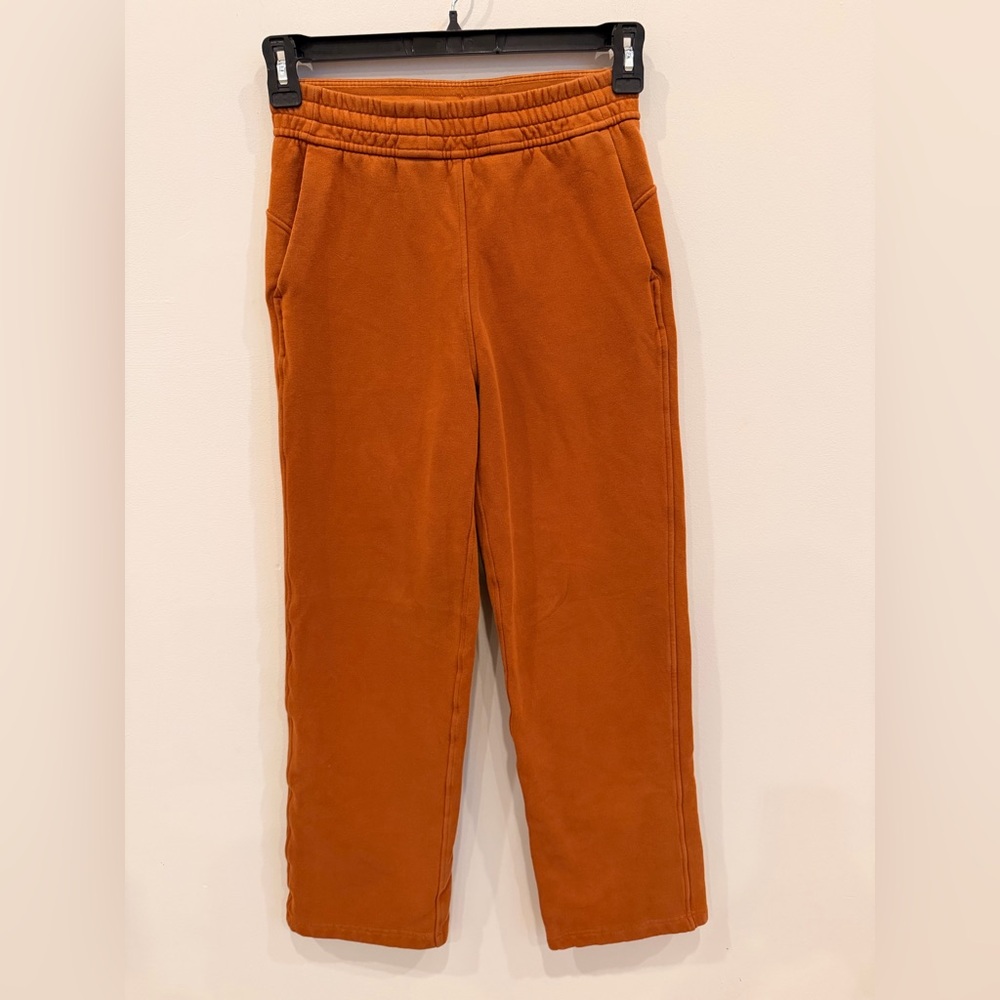 Lululemon Women's‎ Rust Fleece Lined Jogger Sweatpants Size 4 Lounge